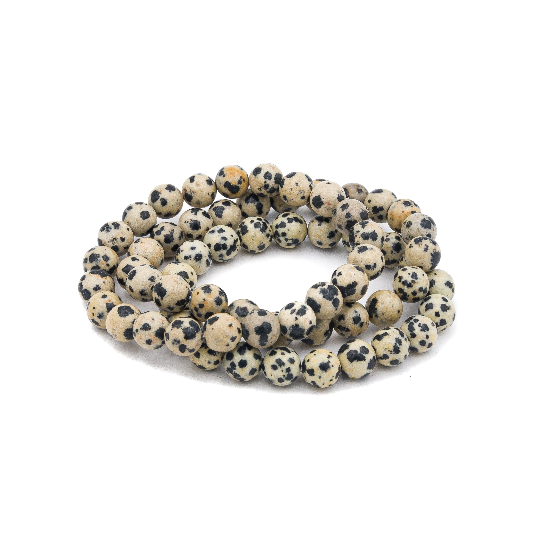 Bracelet - Jasper Dalmatian 8mm
